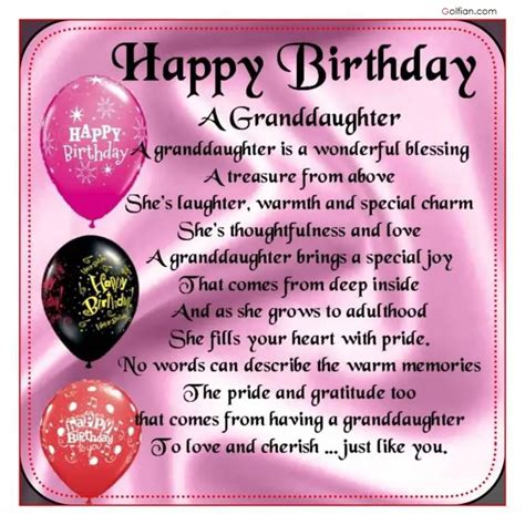happy birthday quote for granddaughter